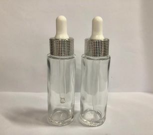 стеклянные косметические бутылки капельницы 30ml, бутылки эфирного масла с пластиковым OEM воротника