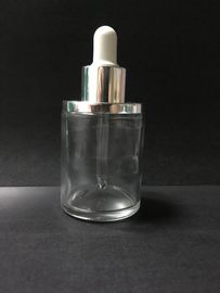 Ясная стеклянная капельница 60ML разливает OEM по бутылкам Skincare бутылки эфирного масла упаковывая
