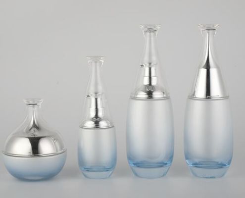Привлекательные стеклянные косметические бутылки насоса бутылка/100мл насоса/косметика упаковывая различный цвет