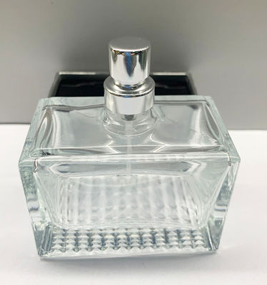 бутылки спрейера стекла флакона духов прямоугольника 50ml Surlyn дизайн пустой прозрачный