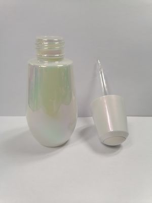 овальная стеклянная капельница 50ml разливает голографический цвет по бутылкам для эфирного масла