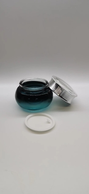 Шариковый стеклянный опарник для крема для лица 50 граммов роскошного дизайна