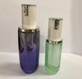 Лосьон бутылочного стекла насоса нового дизайна стеклянный косметический разливает косметику по бутылкам упаковывая подгонянные цвет и печать