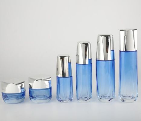 Косметическая забота кожи бутылки упаковывая OEM опарников сливк MSDS 40ml стеклянный