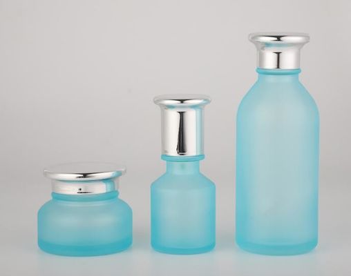 Забота кожи упаковывая сливк стекла MSDS 130ml разливает подгонянные логотип и картину по бутылкам