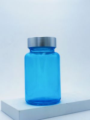 Стеклянная капсула 100 мл Бутылка для волос Бутылка для волос Круглая капсула Стеклянная капсула для глаз