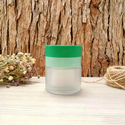 Glass Refillable Airless Jar 30ml 50ml with PP Material and PCR Material