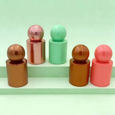 30 мл и 50 мл роскошные стеклянные бутылки для парфюмерии туман или сывороточный насос стеклянная бутылка с круглой шаровой крышкой для сывороточного продукта