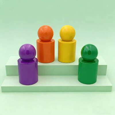 30 мл и 50 мл роскошные стеклянные бутылки для парфюмерии туман или сывороточный насос стеклянная бутылка с круглой шаровой крышкой для сывороточного продукта