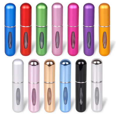 5ml Travel Pocket Parfum Bottle Mini Bottom Refillable 10ml Portable Aluminum Perfume Bottle