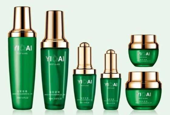 Опаковка стеклянных бутылок для лосьонов