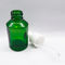 Зеленая капельница крышки бутылки плеча эфирного масла 30ml склоняя пластиковая